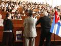 Студенты и преподаватели факультета социологии НТУУ